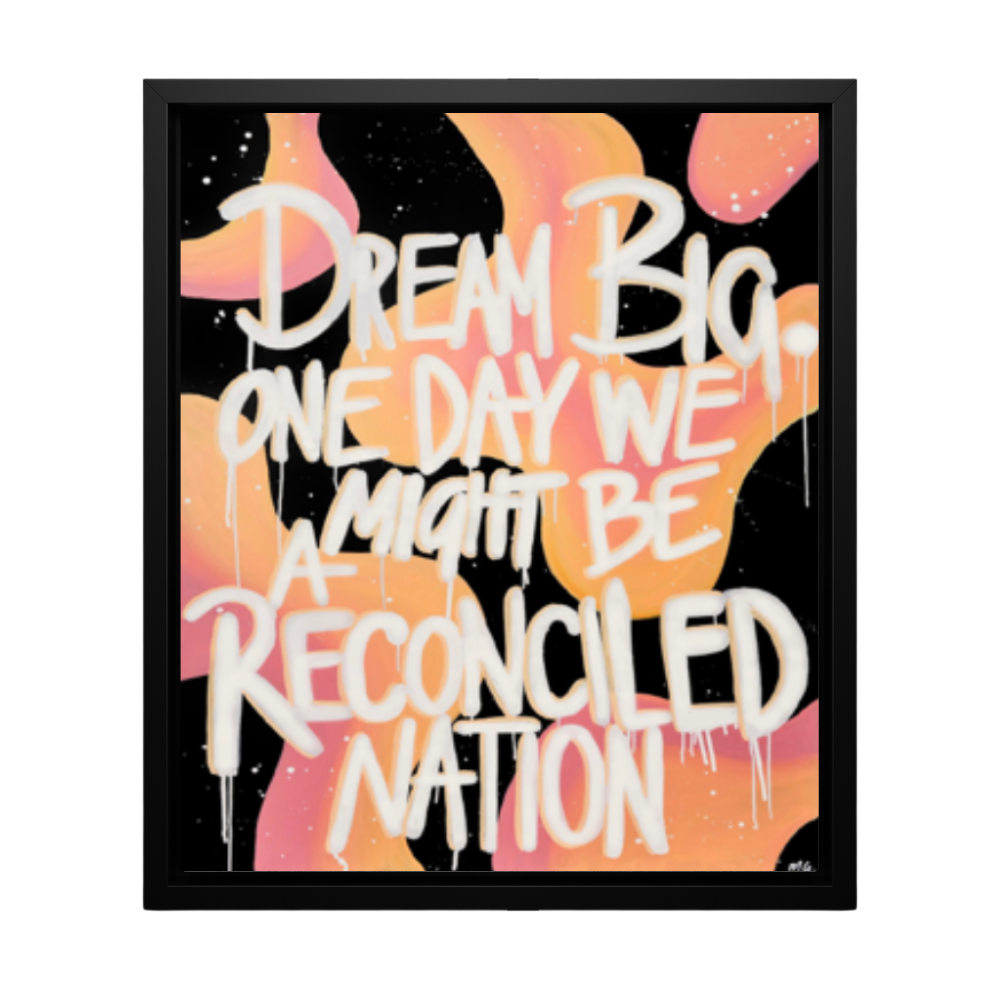 Merindah-Gunya Dream Big I Canvas Print