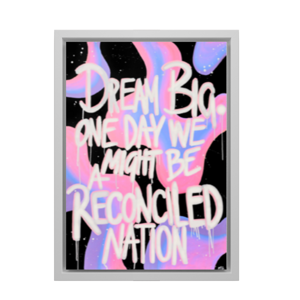 Merindah-Gunya Dream Big II Canvas Print
