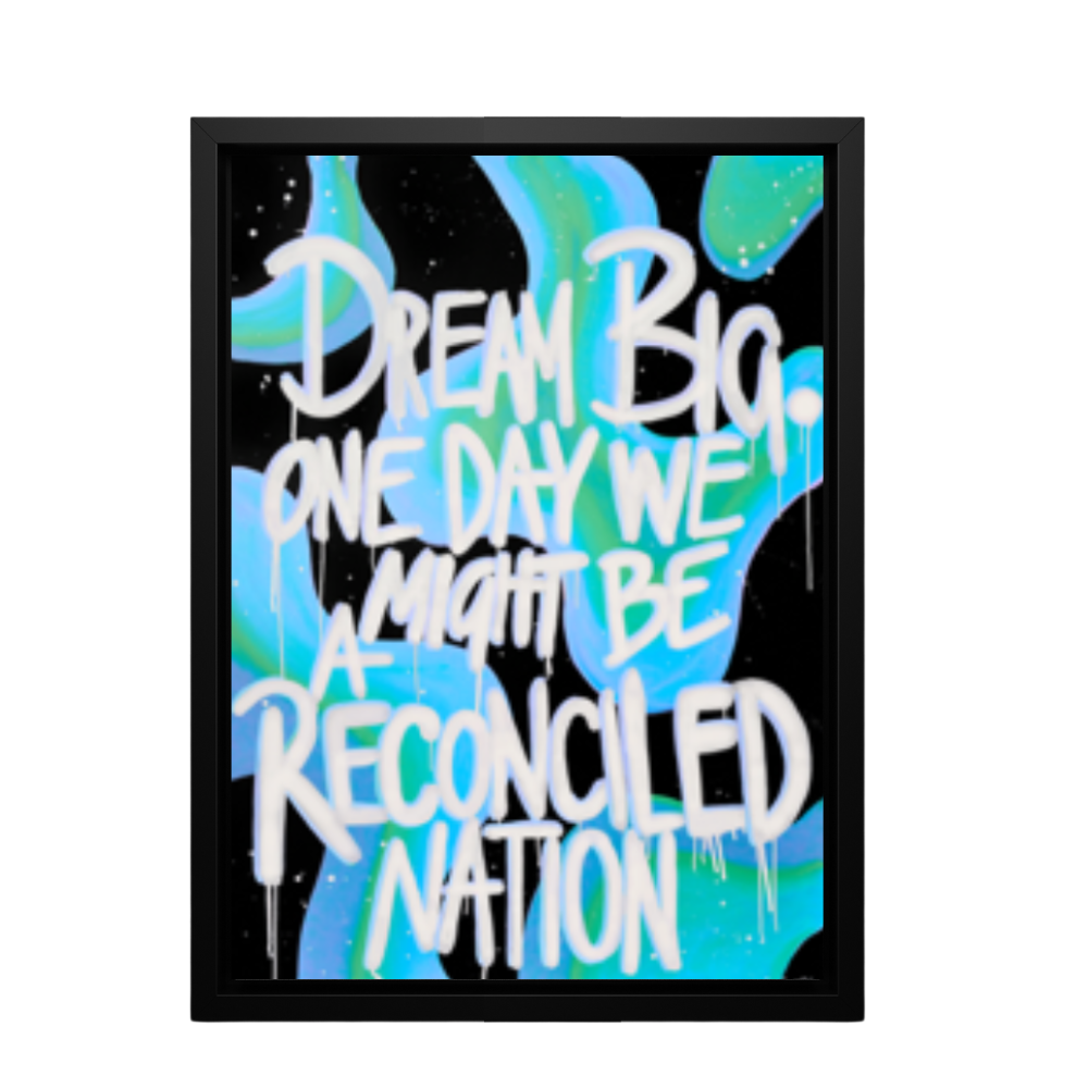 Merindah-Gunya Dream Big III Canvas Print