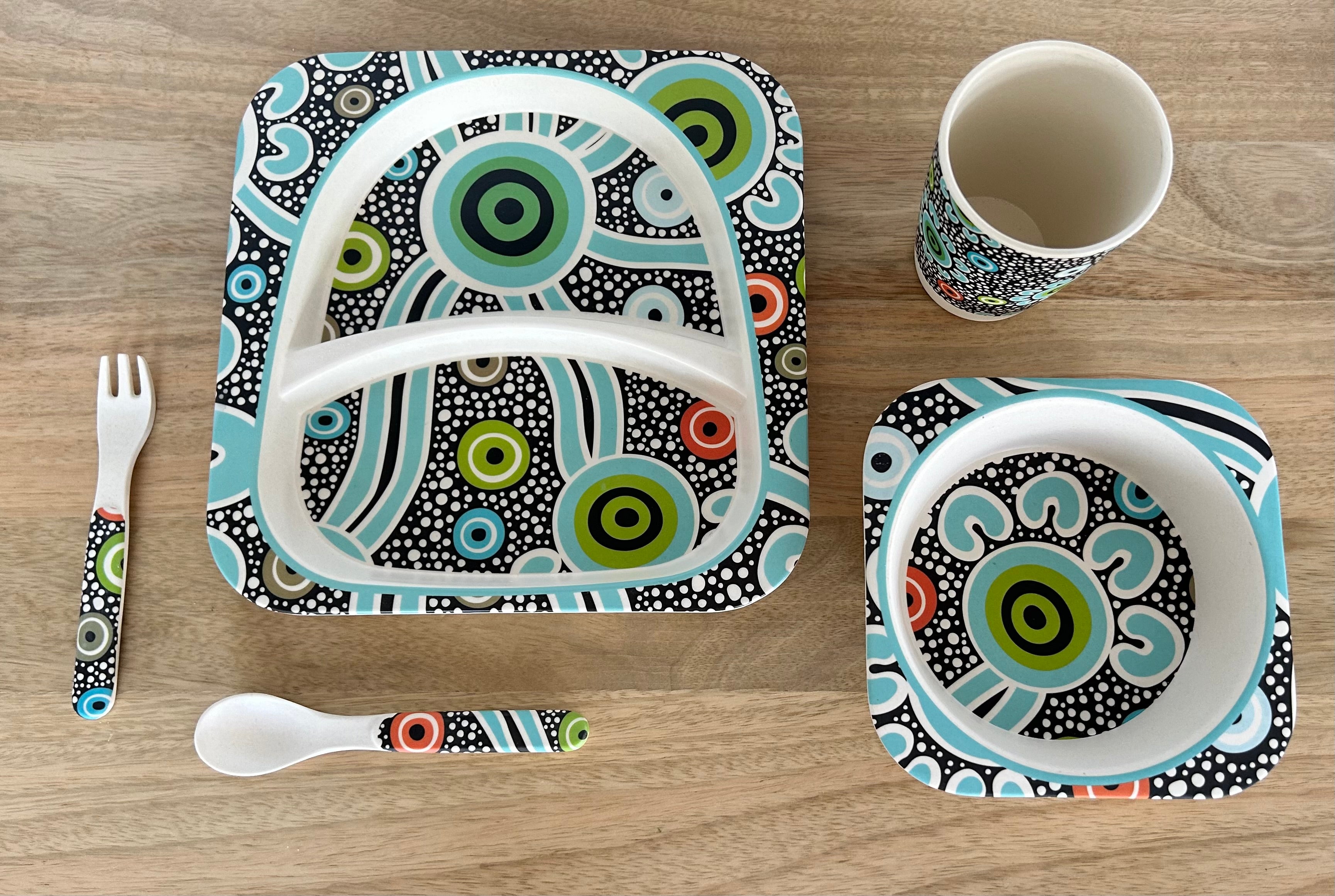 Bamboo Kids Dinner Set