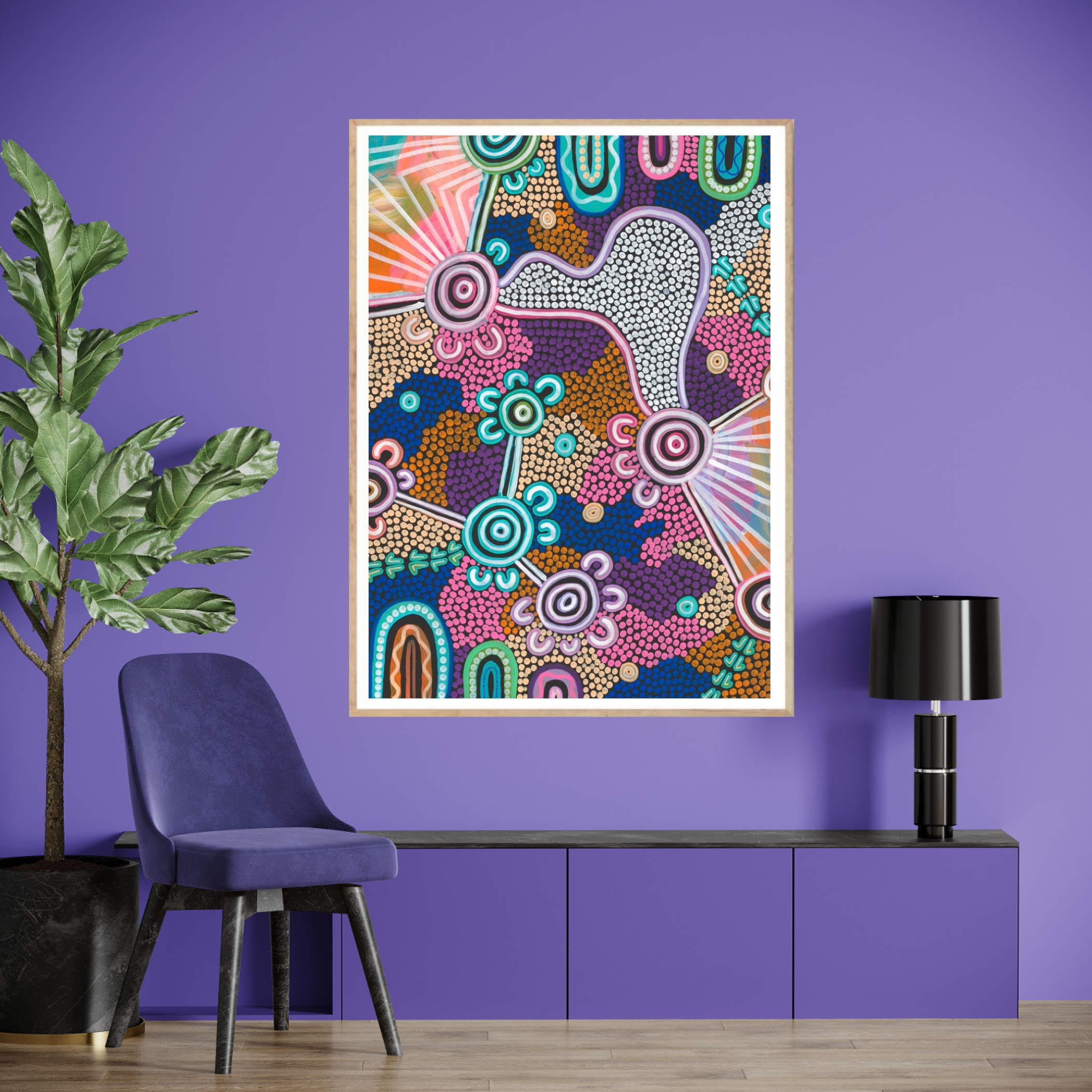 Merindah Gunya Multicultural Youth Fine Art Print