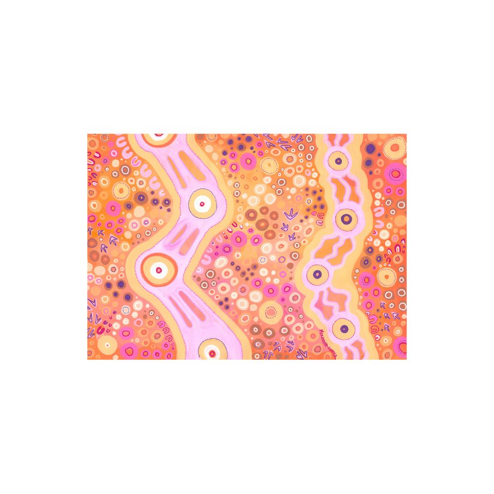 I Am Content Canvas Print