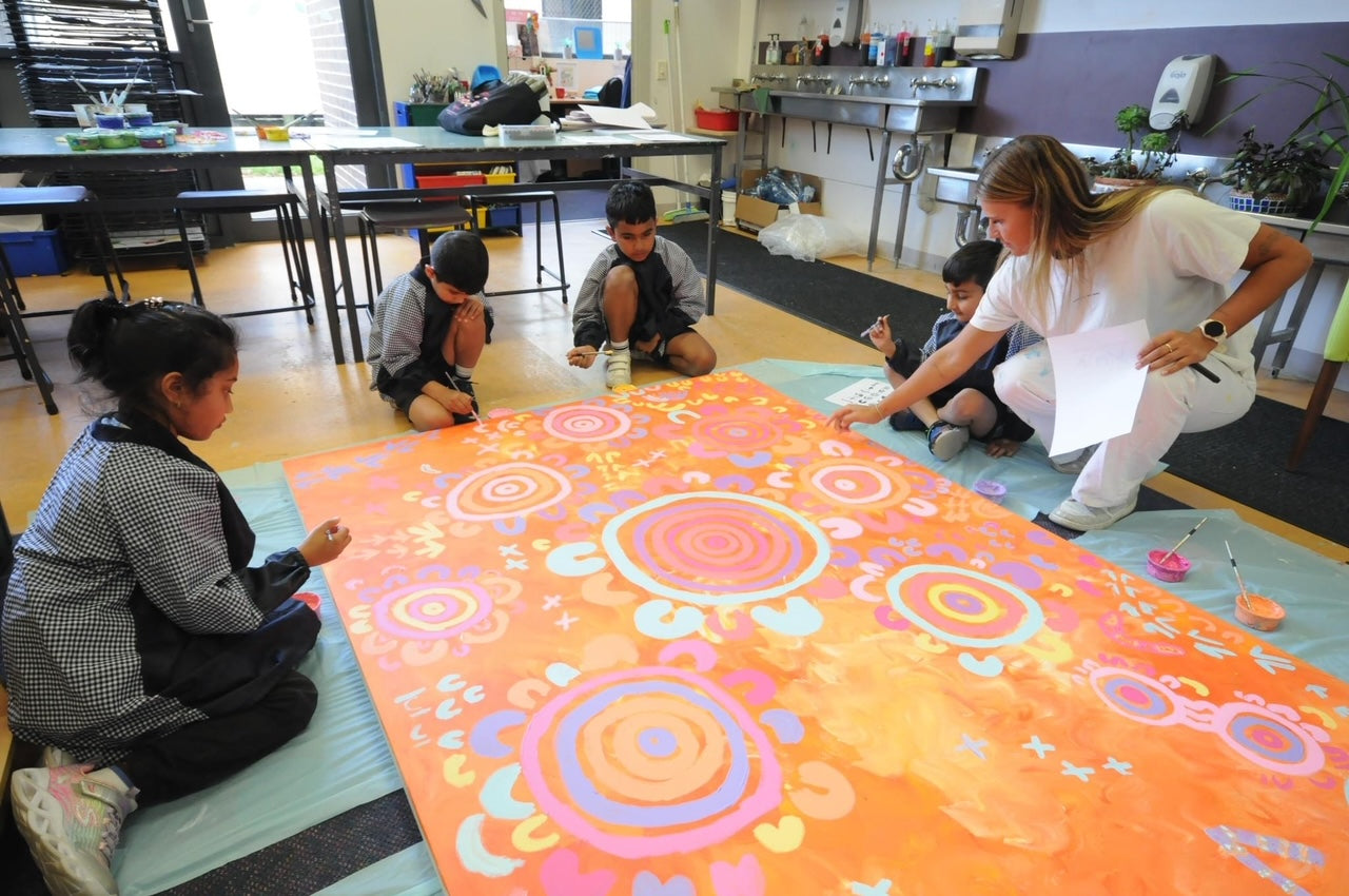 Bayley Mifsud Merindah Gunya Aboriginal Artist In Residence Melbourne