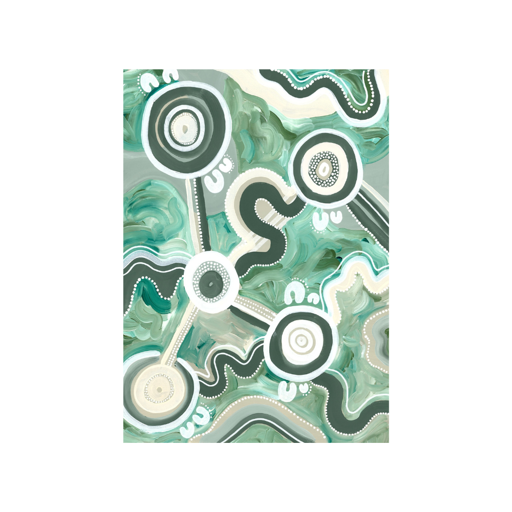 Merindah-Gunya Me and You Fine Art Print