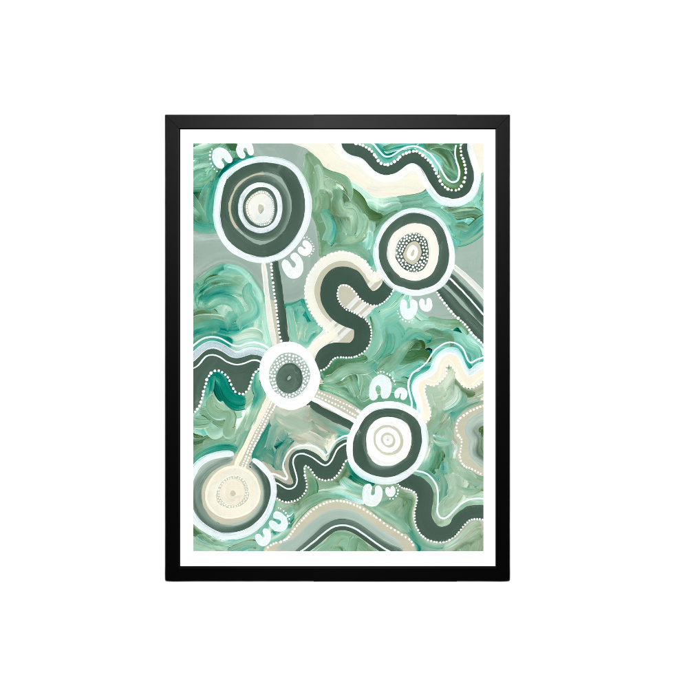 Merindah-Gunya Me and You Fine Art Print