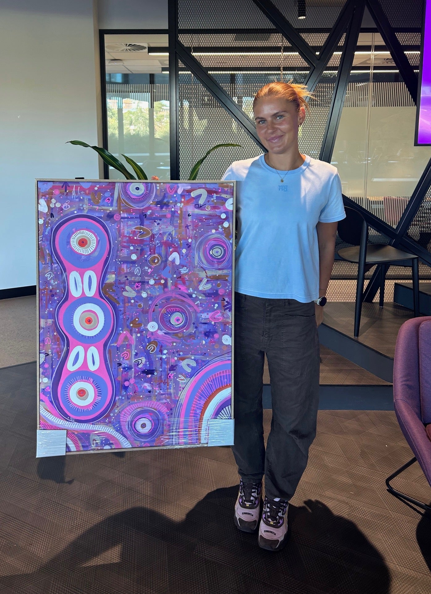 MYOB Aboriginal Reconciliation Artwork, Bayley Mifsud, Merindah-Gunya