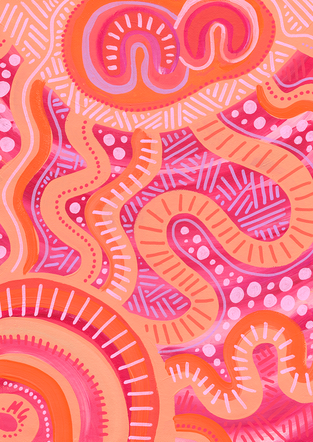 Mum and Bub Canvas Print