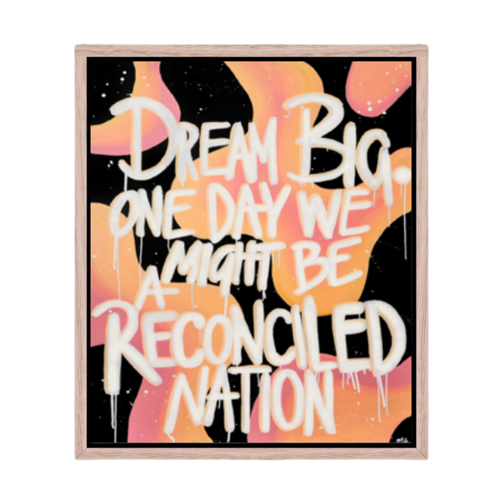 Merindah-Gunya Dream Big I Canvas Print