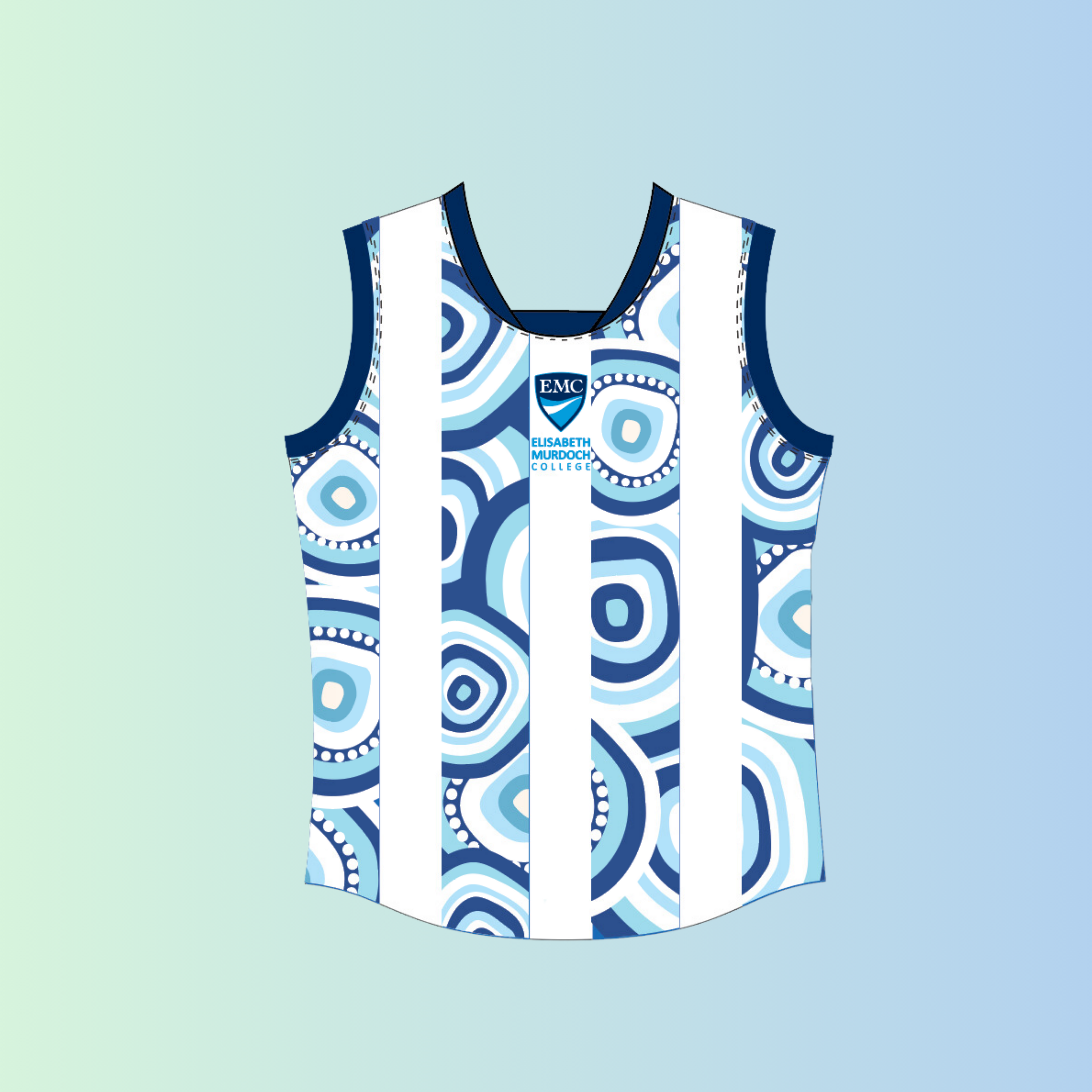 Elisabeth Murdoch College, Aboriginal Football Jumper, Merindah-Gunya