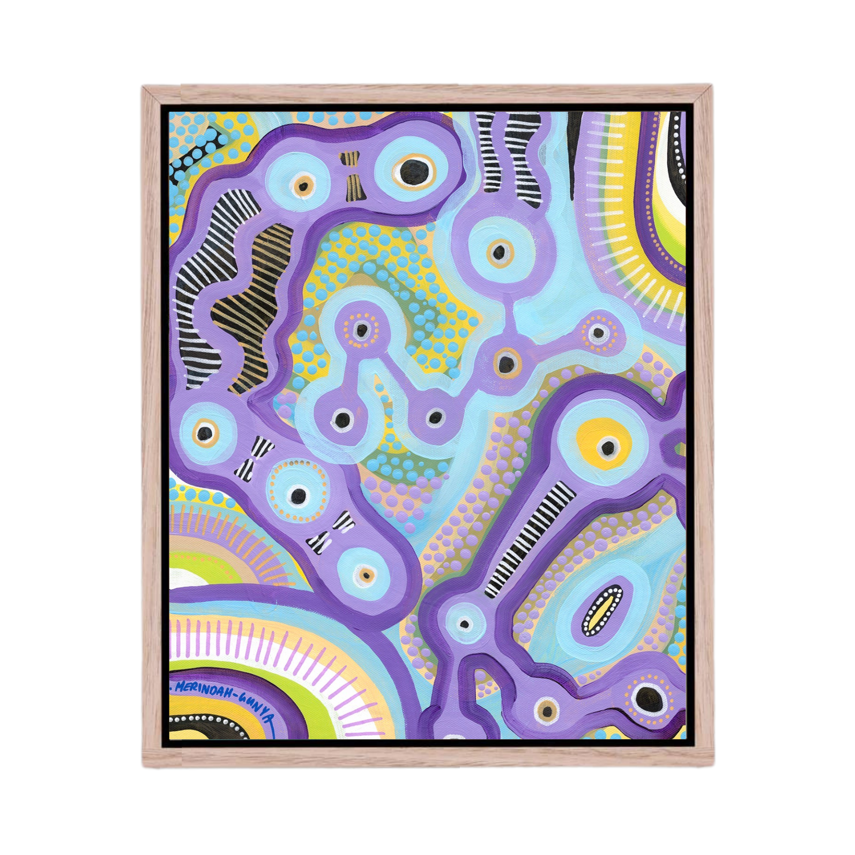 Flow of Country Canvas Print