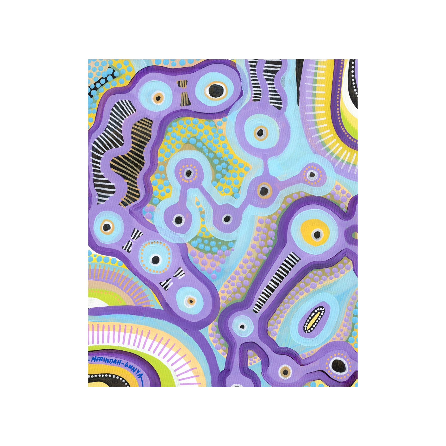 Flow of Country Canvas Print
