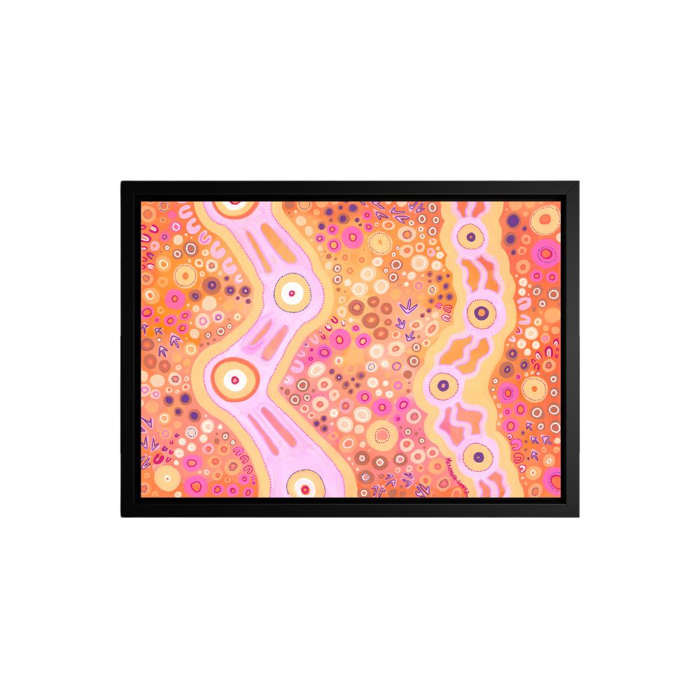 I Am Content Canvas Print