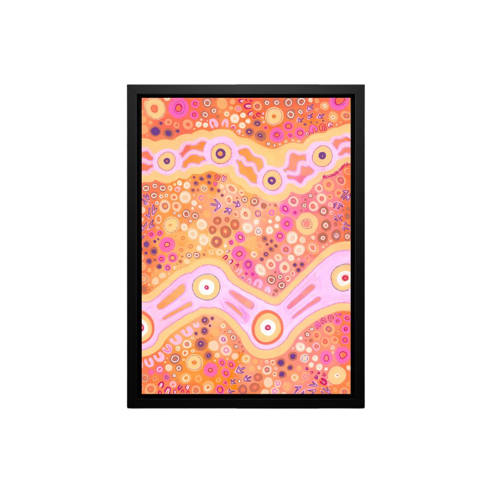 I Am Content Canvas Print