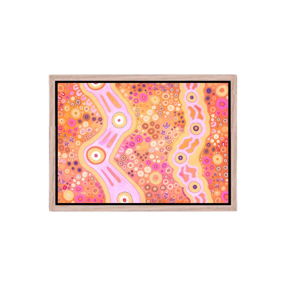 I Am Content Canvas Print