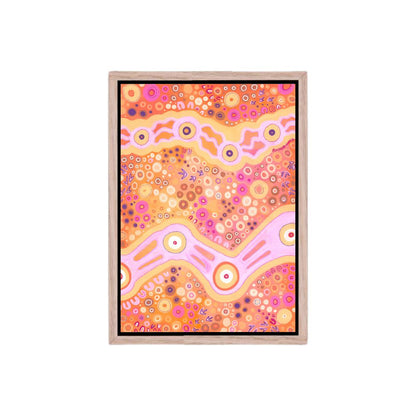 I Am Content Canvas Print