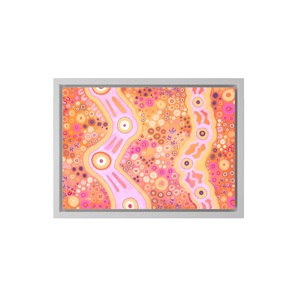 I Am Content Canvas Print