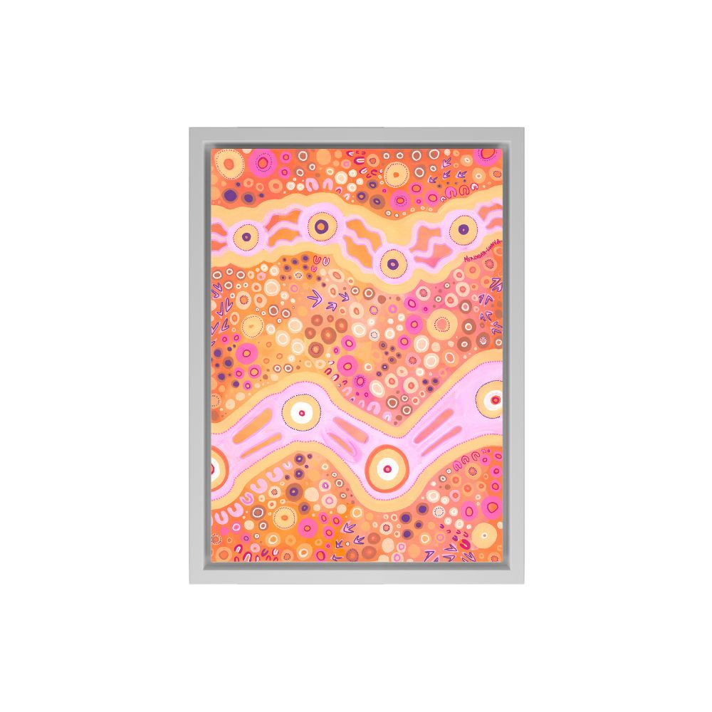 I Am Content Canvas Print