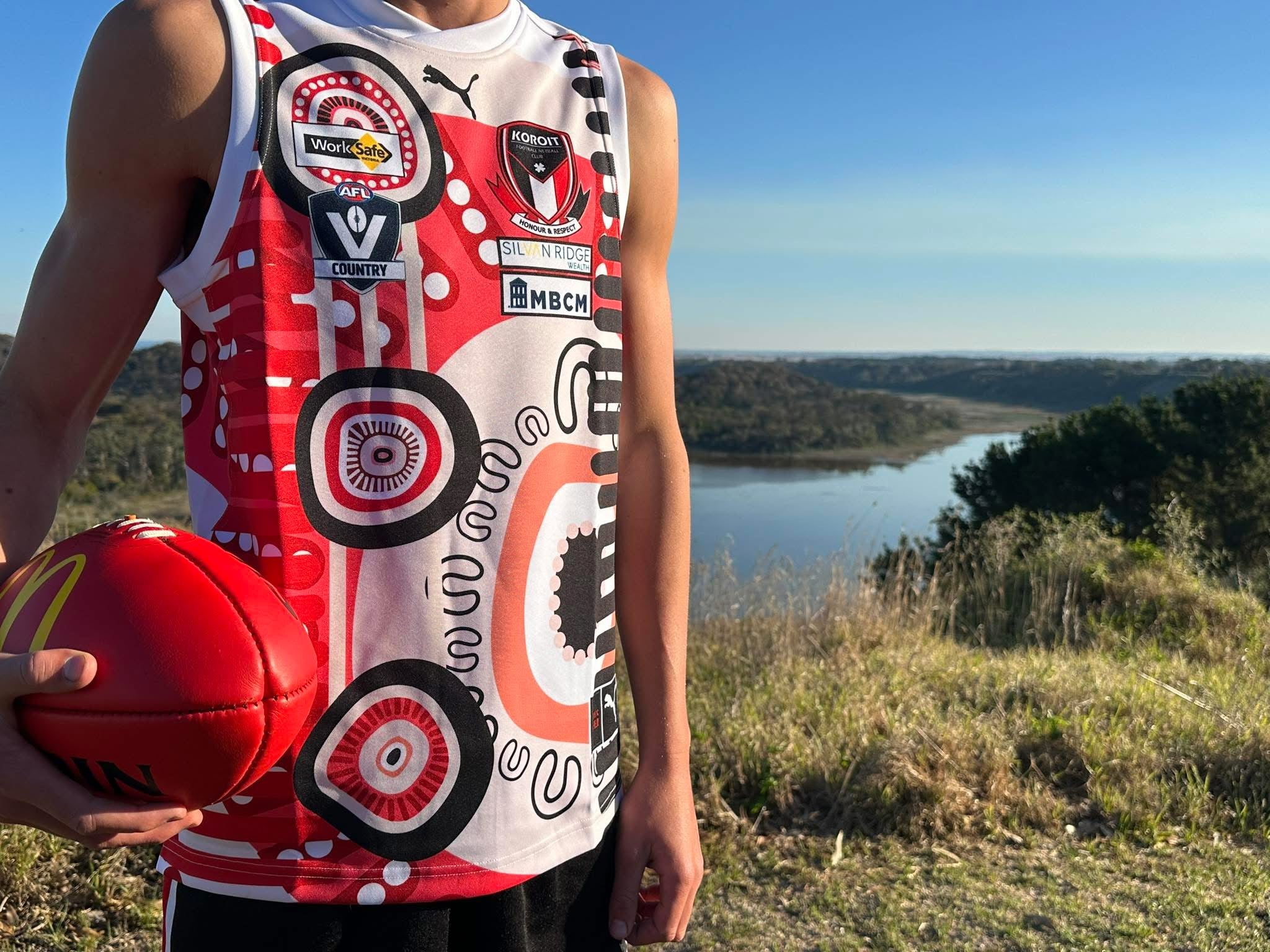 Aboriginal Football Jumper Koroit Merindah-Gunya