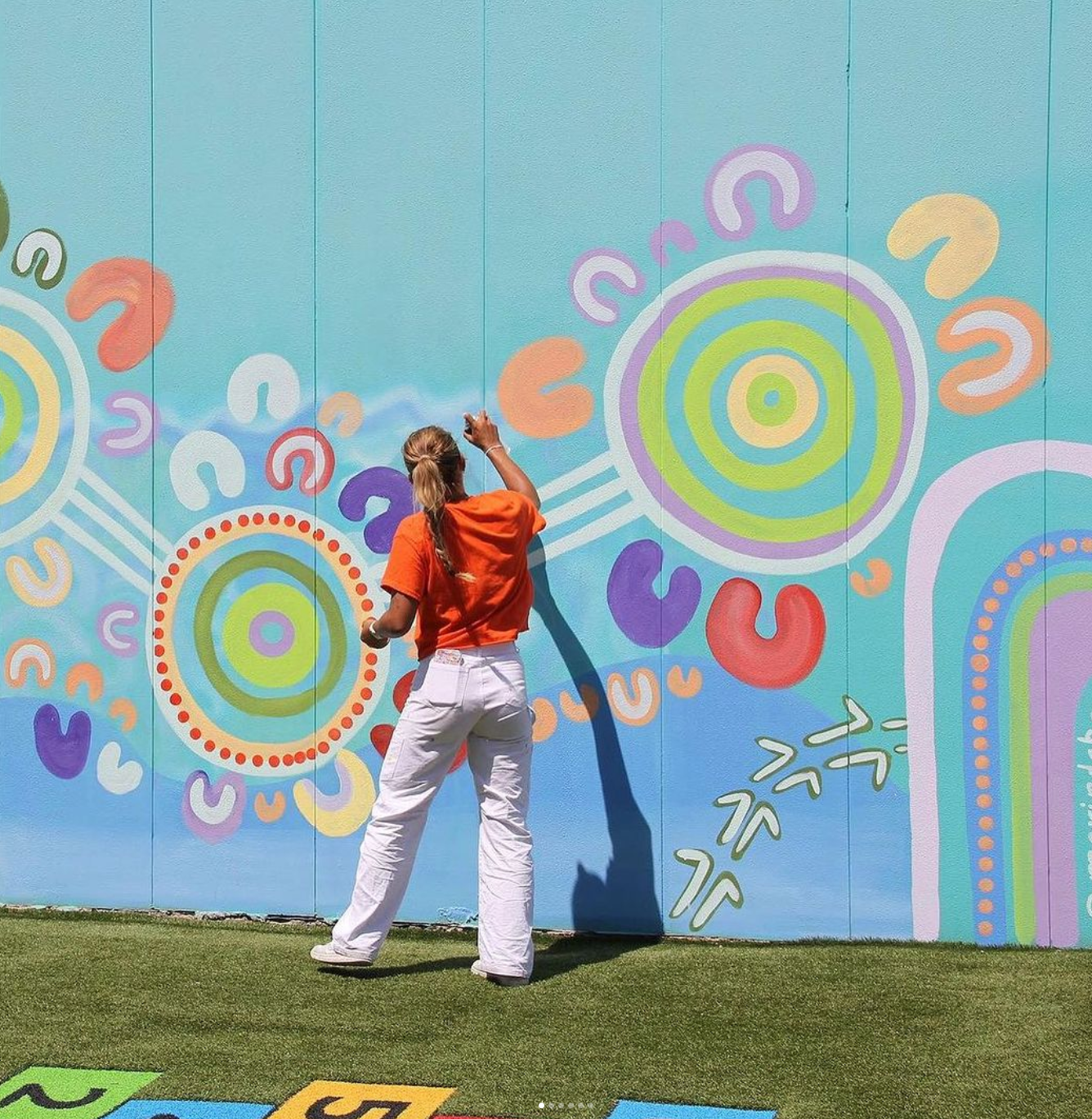 Bayley Mifsud, Merindah-Gunya Aboriginal Mural Mill Park Heights Primary