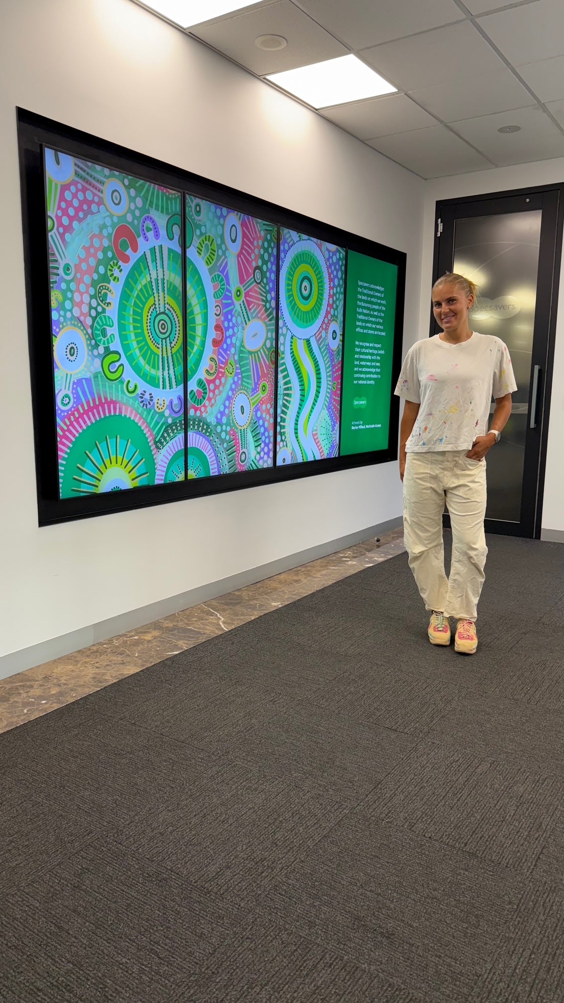 Bayley Mifsud, Specsavers Aboriginal Artwork