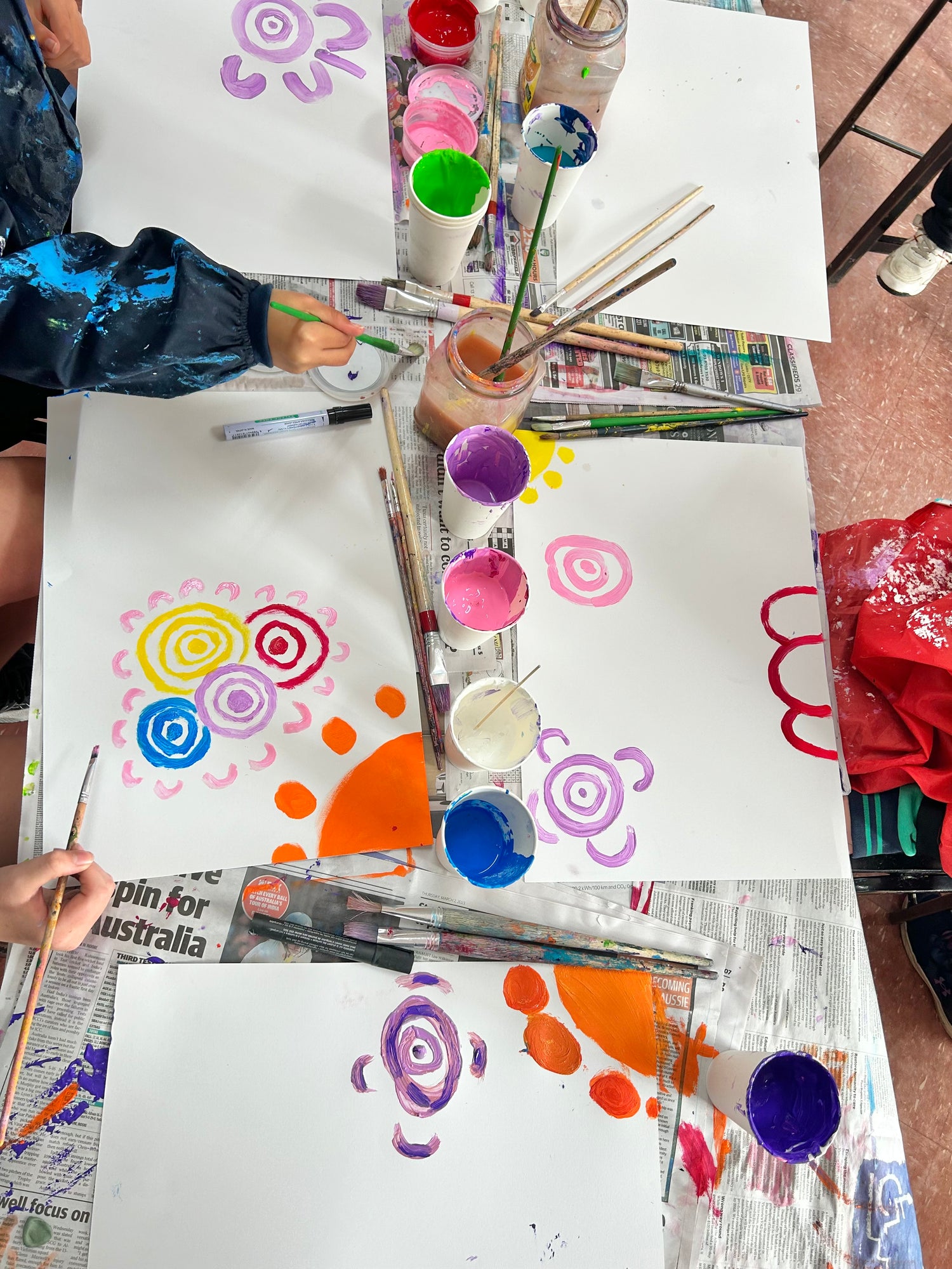 Aboriginal Art Workshops Teaching Melbourne Naarm Merindah Gunya Bayley Mifsud