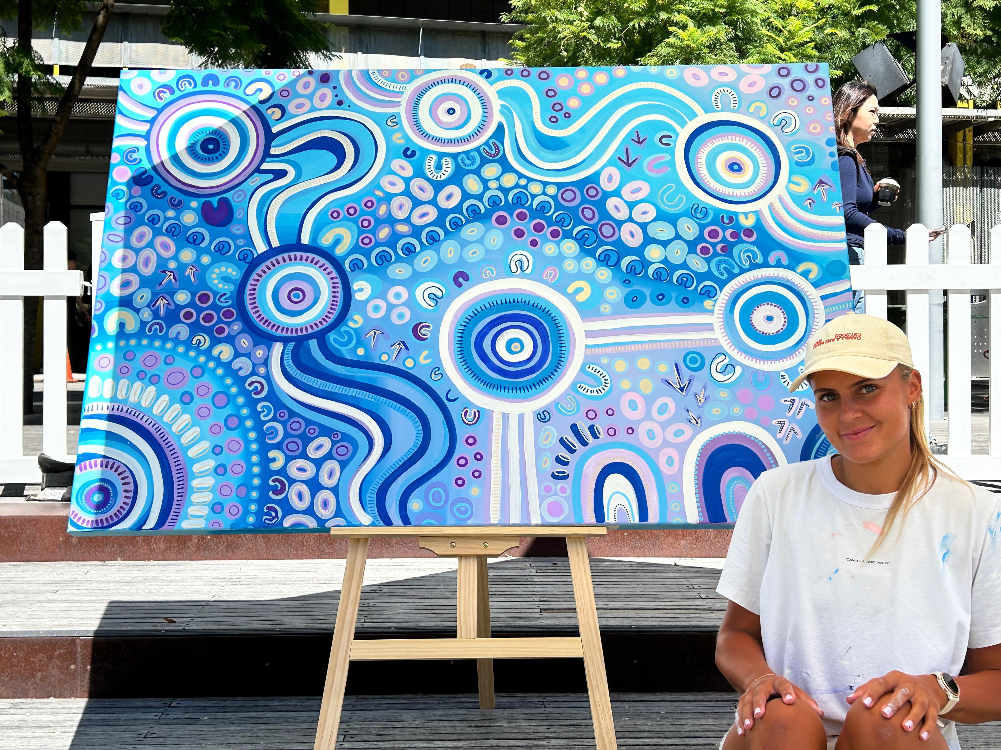 Bayley Mifsud, Merindah-Gunya Live Painting Monash Caulfield