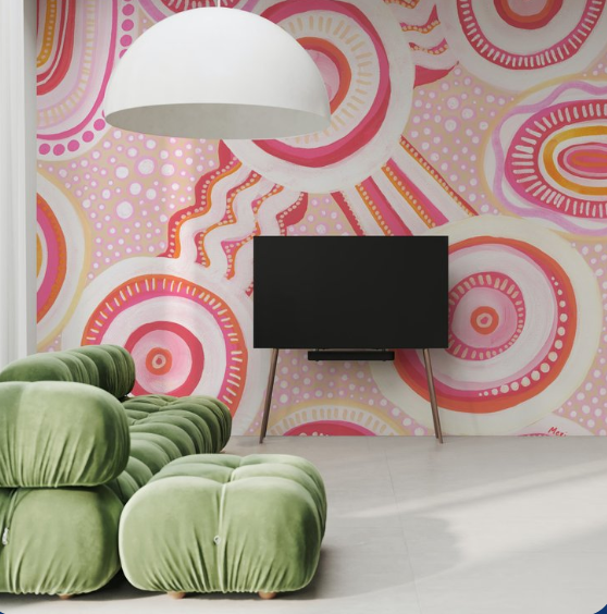 Aboriginal Mural Melbourne Merindah Gunya